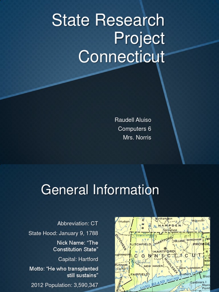 Connecticut State Research Overview | PDF