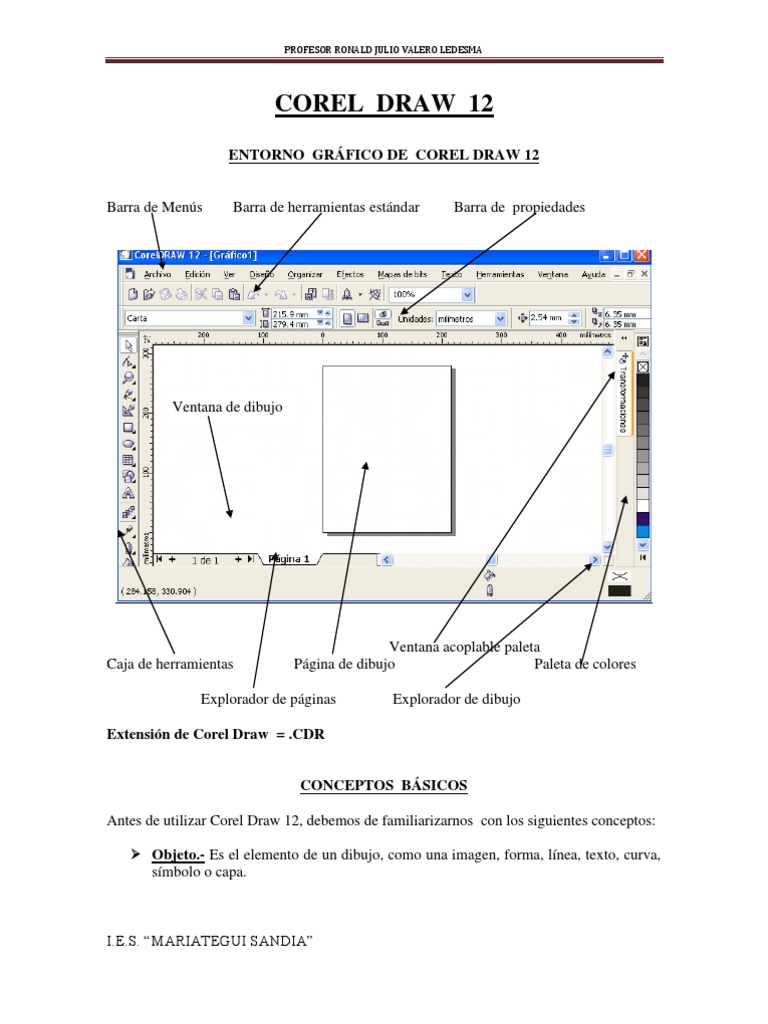 Corel Draw 12 | PDF | Point and Click | Ventana (informática)