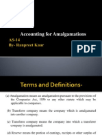 Accounting For Amalgamations