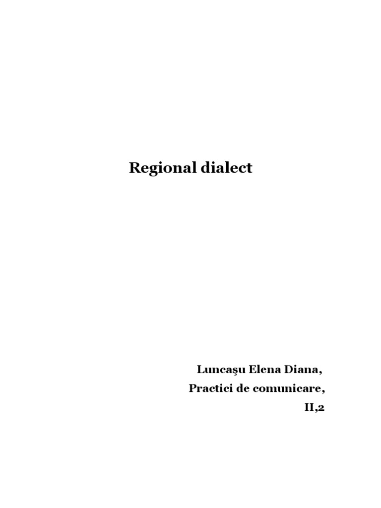 Analyzing Regional and Social Dialects Through Literature and ...