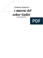 La Muerte Del Señor Gallet