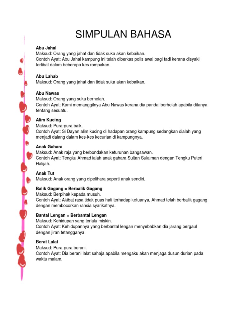 Simpulan Bahasa Pdf