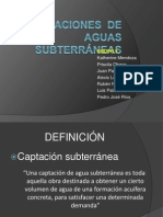 Captaciones Subterraneas