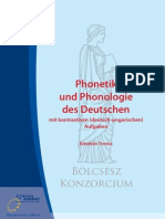 Phonetik Und Phonologie Des Deutschen