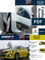 Catálogo de Accesorios Swift Sport