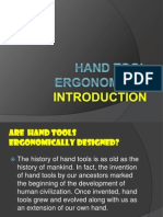1 - Hand Tool Ergonomics - Tool Design