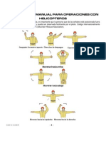 SEÑALIZACION MANUAL PARA OPERACIONES CON HELICOPTEROS