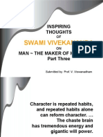 Inspiring Thoughts of Swami Vivekananda On Man The Maker of His Destiny - Part 3