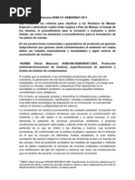 Resumen de Normas de Residuos peligrosos y manejo especial.docx