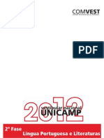 UNICAMP 2 Fase 2012 (Comentada)