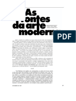 Artigo - As Fontes Da Arte Moderna (Giulio Carlo Argan)