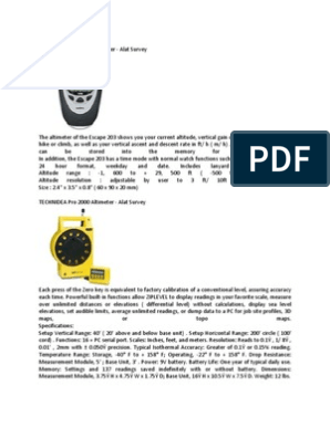 Altimeter