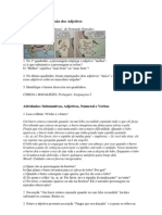 Exercícios Sobre Flexão Dos Adjetivos