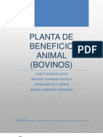 Planta de Beneficio Animal Listo