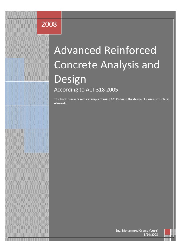 Advanced Reinforced Concrete Analysis and Design | PDF | Technology ...