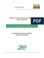 Diseno de Procedimientos Administrativos PDF