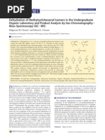 Dehydration of Methylcyclohexanol Isomers in The Undergraduate Por Obradith