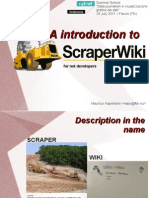 Presentation on ScrapperWiki.com