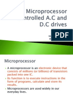 Microprocessor Controlled Ac and Dc Drives Ppt