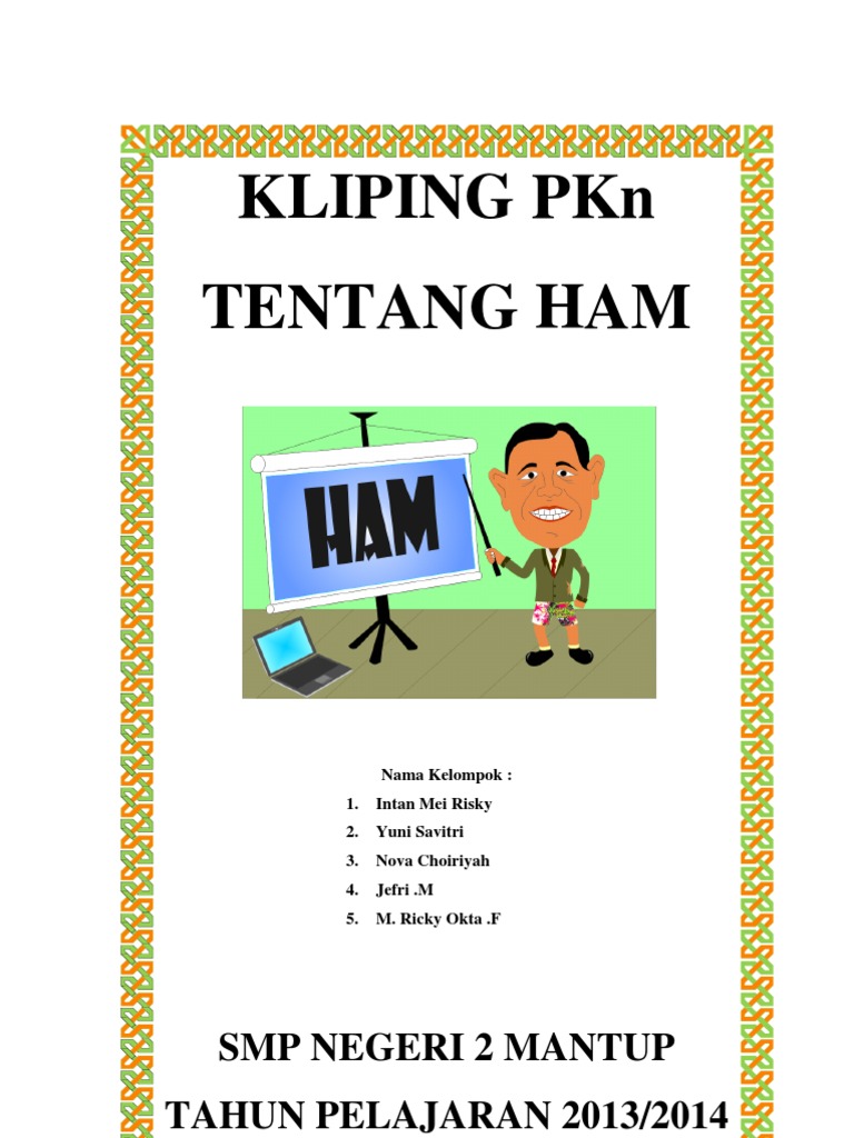 Kliping Pkn Tentang Ham