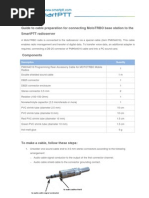 Cable Preparation Guide For Connecting MOTOTRBO Control Station (Using PMLN4016 Programming Rear Accessory Cable)