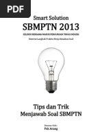 Download Smart Solution Tips Trik Mengerjakan Soal Sbmptn 2013 by erasio_akbar SN142705460 doc pdf