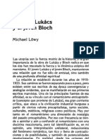 El Joven Lukács y El Joven Bloch. Michael Lowy