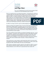 Nominal Pipe Size