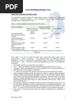 Cable Separation Guidelines per EN 50174-2 | PDF | Electrical Wiring ...