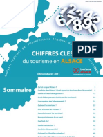 Tourisme Alsace CHIFFRES CLES Avril 2013
