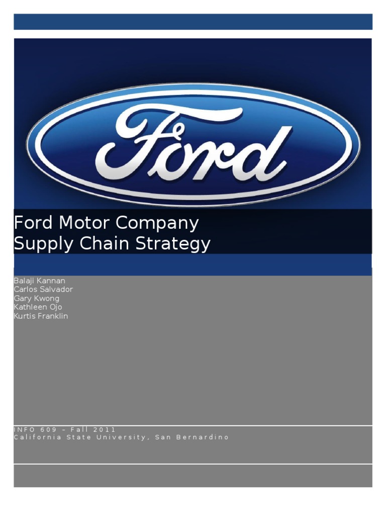 CASE 2 Ford Motors Group ITStalwarts | PDF | Ford Motor Company ...