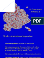 14 Estruc de proteínas, parte 1