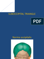 Suboccipital Triangle