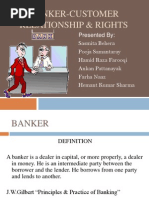 Banker and Customer Ppt
