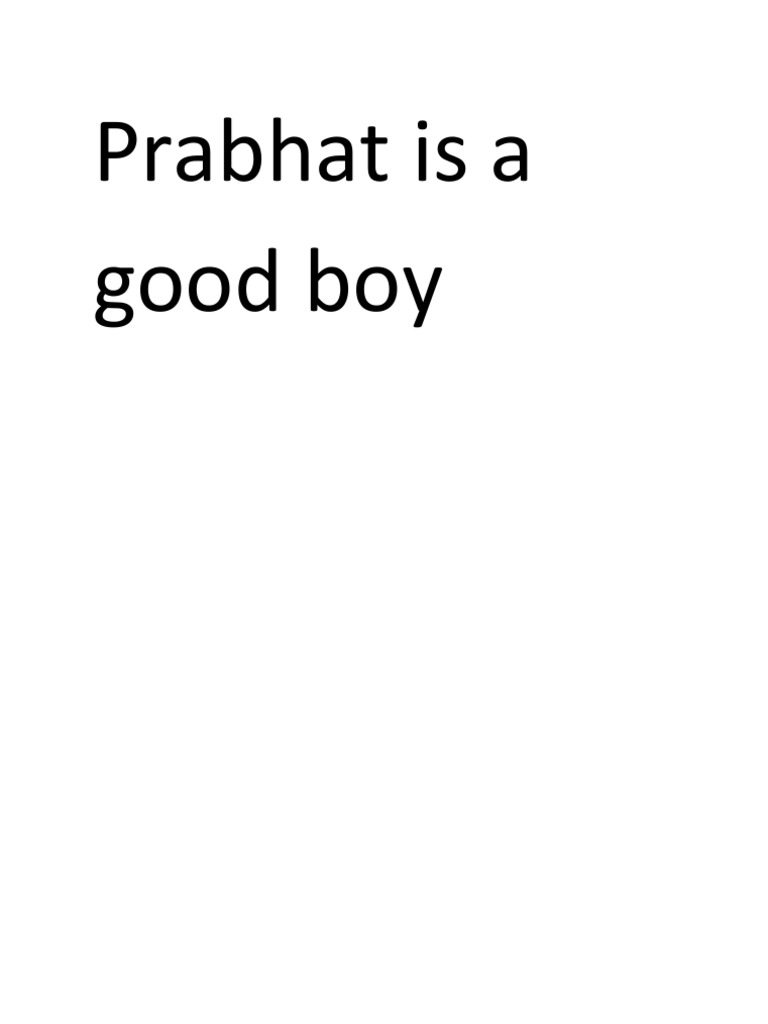 Good Boy PDF | PDF