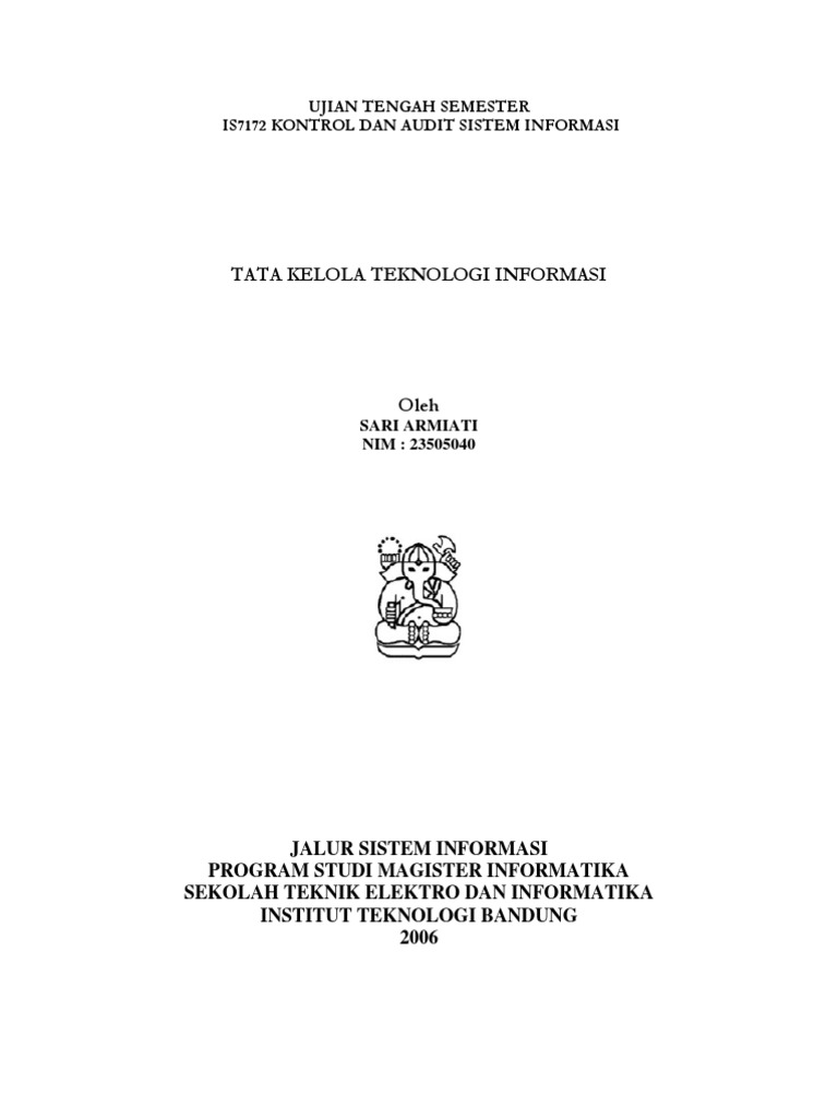 Tata Kelola Teknologi Informasi dalam Organisasi | PDF | Karier ...