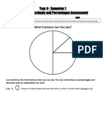 fractions and decimals assessment