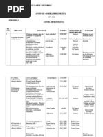 Activitati Catedra de Matematica Sem I-2007-2008