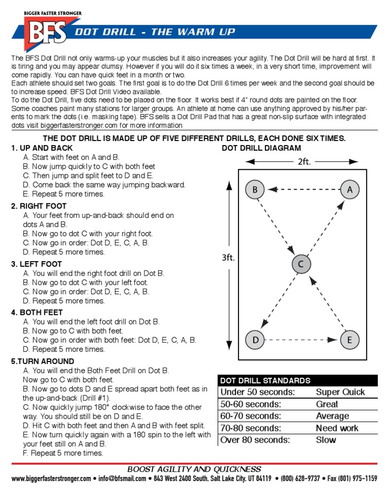 Dot Drill Info Sports Leisure