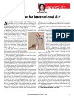 The Case For International Aid