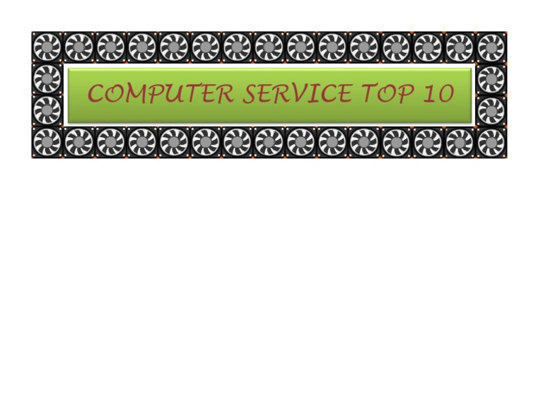 Top 10 Computer Services Guide | PDF