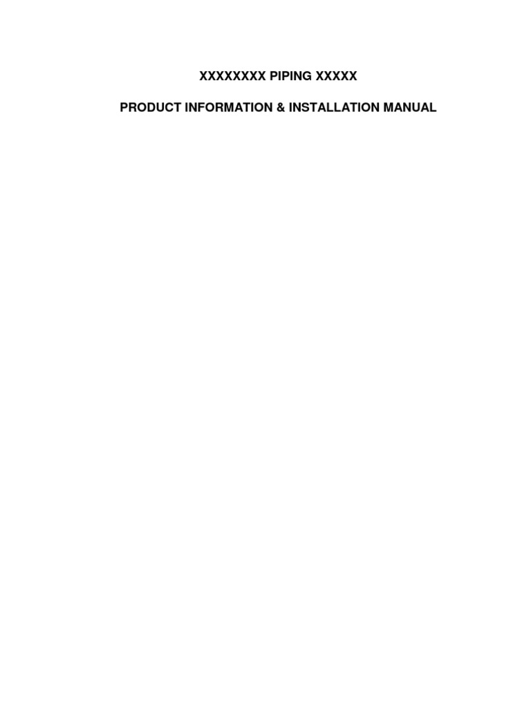 Pipe Booklet PDF Fiberglass Pipe (Fluid Conveyance)