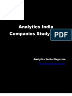 Analytics India Companies Study 2012