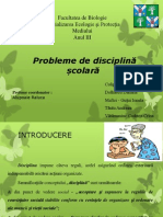 Probleme de disciplină școlară(1)