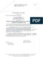 Statutory Instrument No. 35 of 2013. The Bank of Zambia (Monitoring of Balance of Payments)(Amendment)Reguations, 2013.pdf