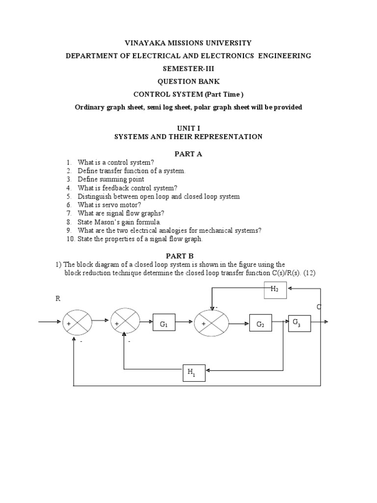 Control System Pt Pdf Control Theory Algorithms