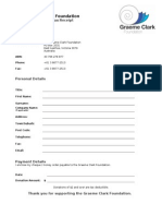 Donation Form Tax Receipt