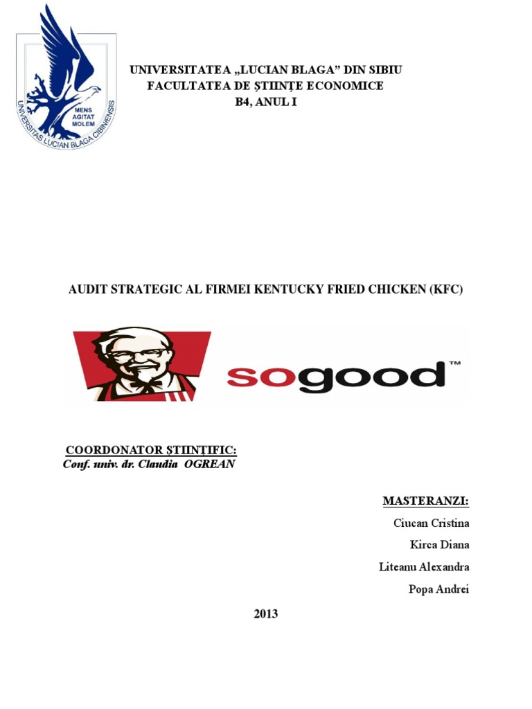 KFC Final | PDF