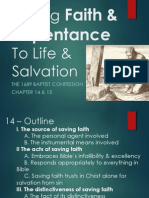 1689 Chapter 15, of Repentance Unto Life and Salvation