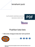 Memahami puisi